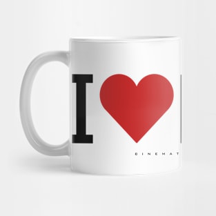 LIMITED EDITION - I Love Film Music (For Light Coloured Tops) Mug